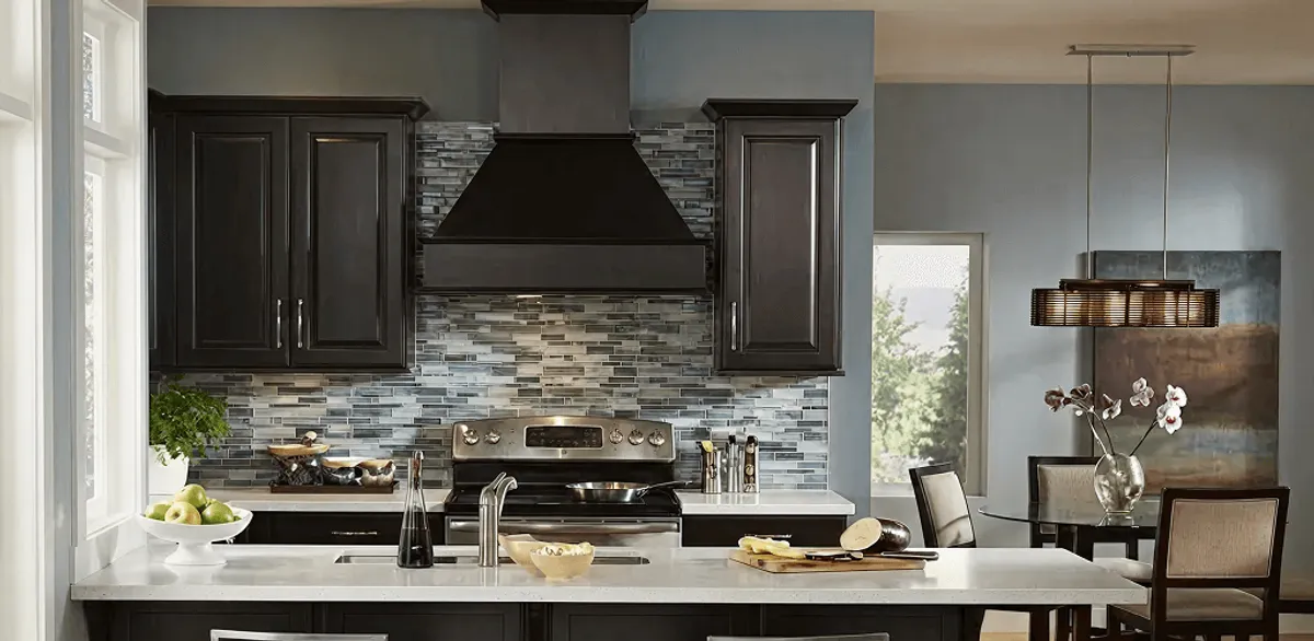 Kitchen cabinet painting and refinishing in a modern kitchen in Gilbert, AZ